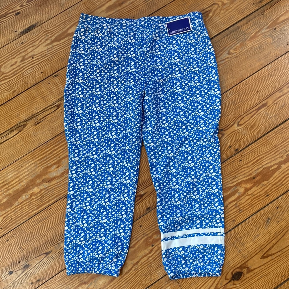 Addison Bay blue floral sweatpants